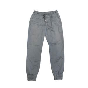 DOO Australia Men's Jogger Twill 22 Pants Ankle Size Gray Pull on Drawstring